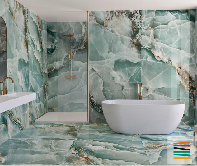 Onyx Turquoise Pol 60x120x1 R - Метр Квадратный - Центр Интерьерных Решений - metr2m.by